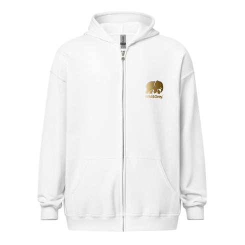 Elephant Conservation - Full Zip Womens Hoodie
